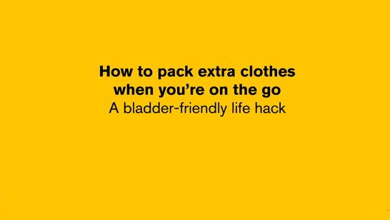 How to pack extra clothes when you’re on the go